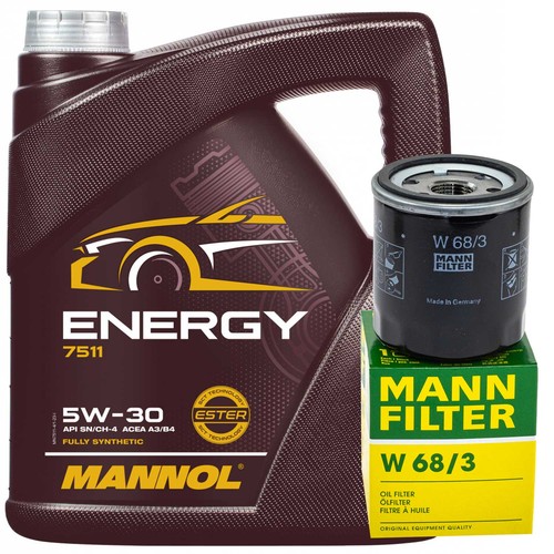 Olio motore set mannol 4 - motore,