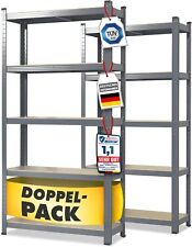 Scaffale per carichi pesanti Lakota - Scaffale a innesto scaffale per magazzino facile montaggio rapido | Set di 2