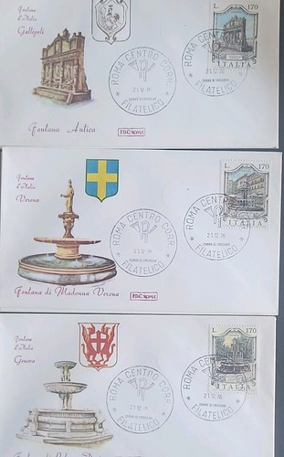 1976 italia fontane lotto - fontane,
