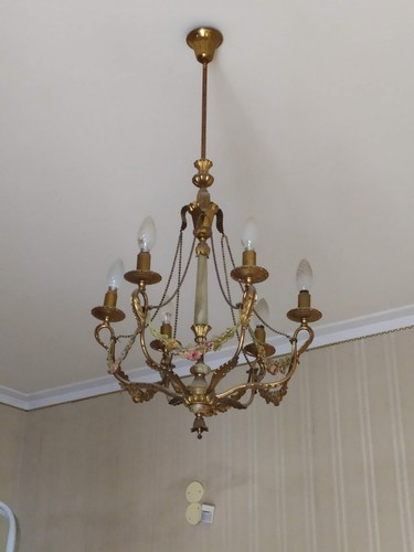 Lampadario antico liberty - antico,