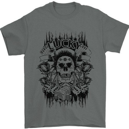 Lucky dice skull moto - lucky,