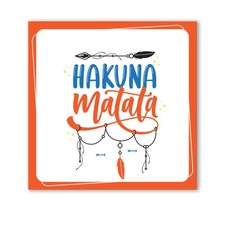Quadro Hakuna Matata su Tela