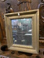 Antica piccola specchiera dorata epoca XIX secolo NAV