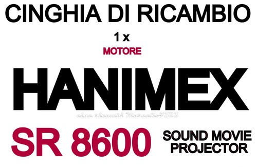 Cinghia ricambio 1 - ★cinghia, di
