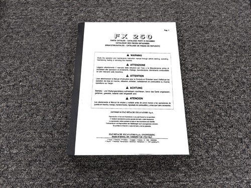 Manuale catalogo ricambi