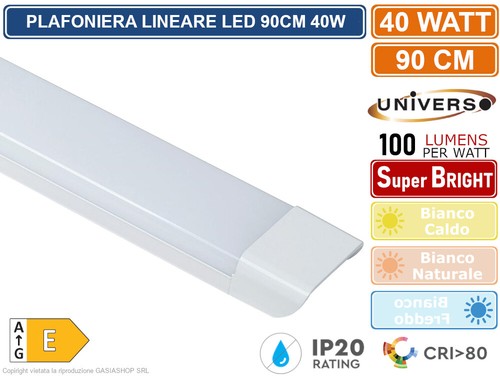 Plafoniera lineare led - plafoniera,