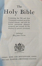 Holy Bible Printed In Great