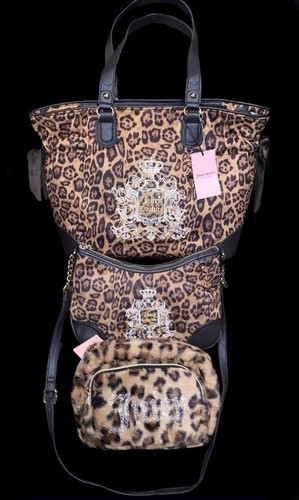 Borsa leopardata juicy couture - juicy,