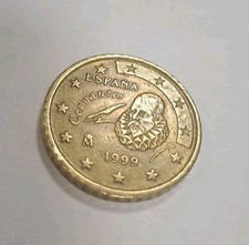 Moneta centesimi spagna - moneta,