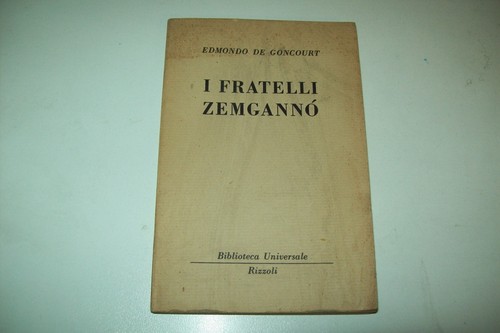 Edmondo goncourt fratelli - edmondo, de