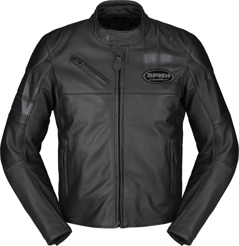 Giacca pelle moto spidi - in,