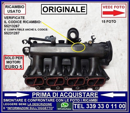 Collettore aspirazione motori - collettore,