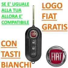 Chiave Cover Telecomando Guscio FIAT 500 500L PUNTO EVO PANDA CON LOGO INCLUSO