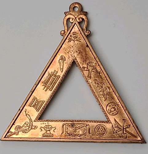 Medaglia triangolo massonico - medaglia,