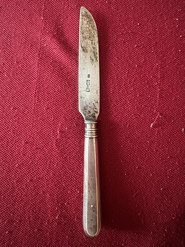 Coltello posata argento con - in,