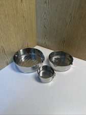 Set tre padelle a forma di