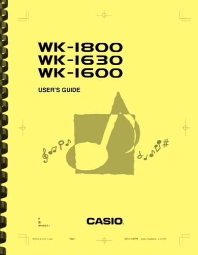 Tastiera casio 1600 1630 - tastiera, wk-1630