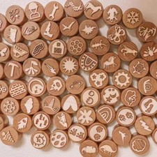 6 pezzi timbri ceramica blocchi di legno goffratura artigianato modellismo ceramica texture strumento argilla