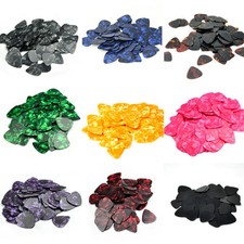 100 pz/lotto 0,71 mm plettri per chitarra medi plettri in celluloide vuoti 16 colori