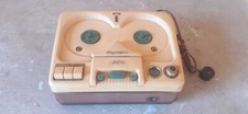 REGISTRATORE A BOBINE A VALVOLE AEG MAGNETOPHON KL 65 CON OCCHIO MAGICO ANNI 60