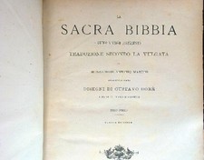 LA SACRA BIBBIA 2 VV MARTINI ANTONIO - DORE' GUSTAVO FRATELLI TREVES 1885 