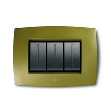 placca abb elos verde foresta in tecnopolimero 3p gewis playbus