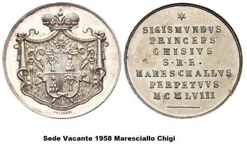 Sede vacante 1958 - 1958, medaglia