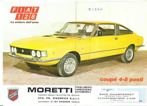 Fiat 128 moretti 1972 - moretti,