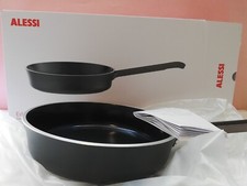 ALESSI EDO PADELLA MANICO LUNGO CM. 20 ACCIAIO ALLUMINIO PU113/20 B COOP 2025