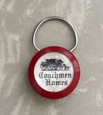 Portachiavi vintage CASE COACHMEN LOGO portachiavi staccabile VECCHIO CAMPER