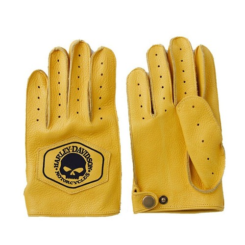 Guanti pelle moto willie - pelle,