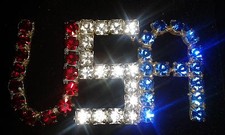 Spilla grande USA con finti