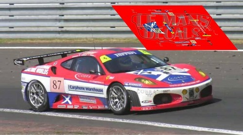 Decals ferrari 430 gtc mans - ferrari,