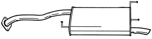 106 silenziatore posteriore - 106, cv