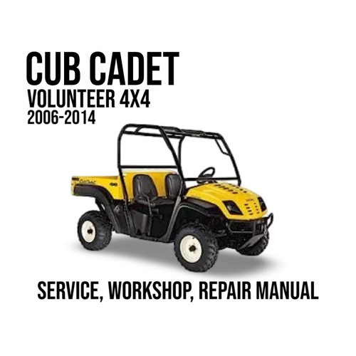 Cub cadet volunteer 4x4 - cadet,