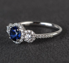 Anello di Fidanzamento Zaffiro