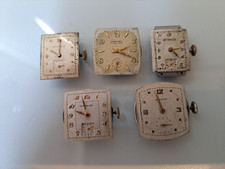 5 old watches, wristwatches