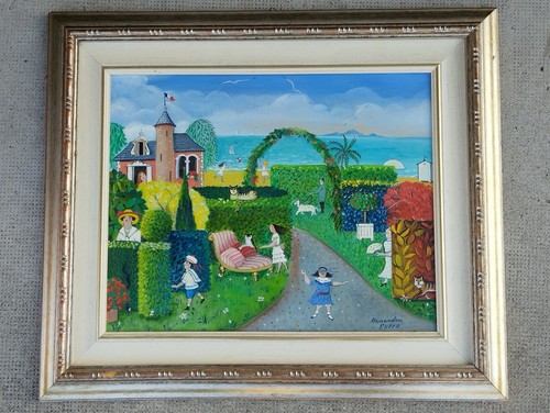Tableau peinture naive - tableau,
