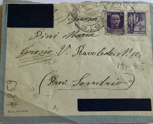 Rsi storia postale cent - 50,