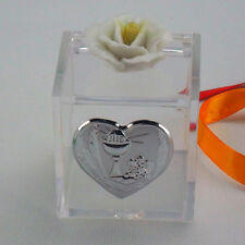 Bomboniere Scatolina piastra cuore per comunione  