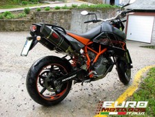 KTM SMR 950 990 MassMoto Terminali Scarico Oval Carbonio Omologato Exhaust