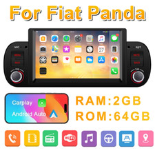 7" Android 13 Autoradio GPS Navi Carplay Stereo Radio For Fiat Panda 2013-2020