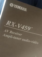Manuale di istruzioni Yamaha RX - V459 AV Reveiver Ampli audio - video