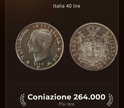 Moneta oro lire napoleone - oro, 40