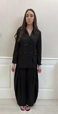 Tailleur Donna Nero Nuovo 