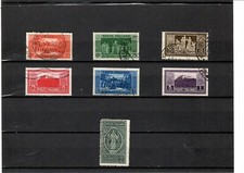 REGNO 1929  -  MONTECASSINO  -  SERIE COMPLETA USATA-QUOTAZIONE SASSONE = 950