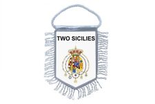 Bandiera bandierina auto Gagliardetto nazioni Regno delle Due Sicilie