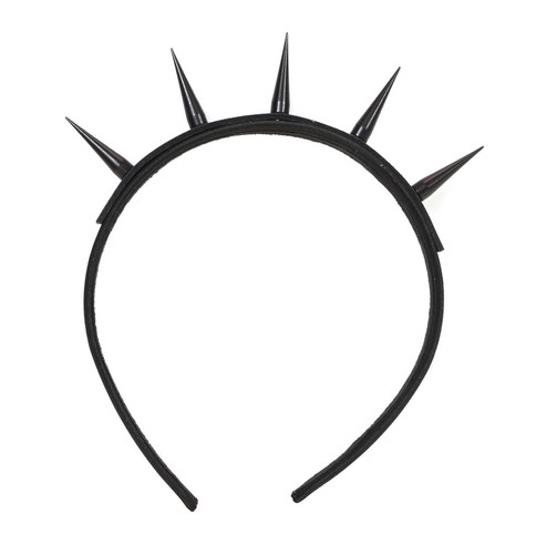 Cerchietto punk spike pelle - punk,