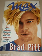 BRAD PITT=AMBRA ANGIOLINI=LIGABUE=MILLA JOVOVICH=SCACCHI=MAGAZINE MAX ITALY=1997