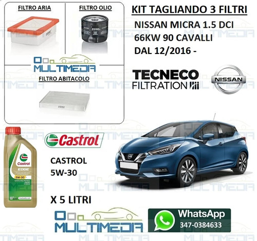 Kit tagliando filtri - tagliando, 3